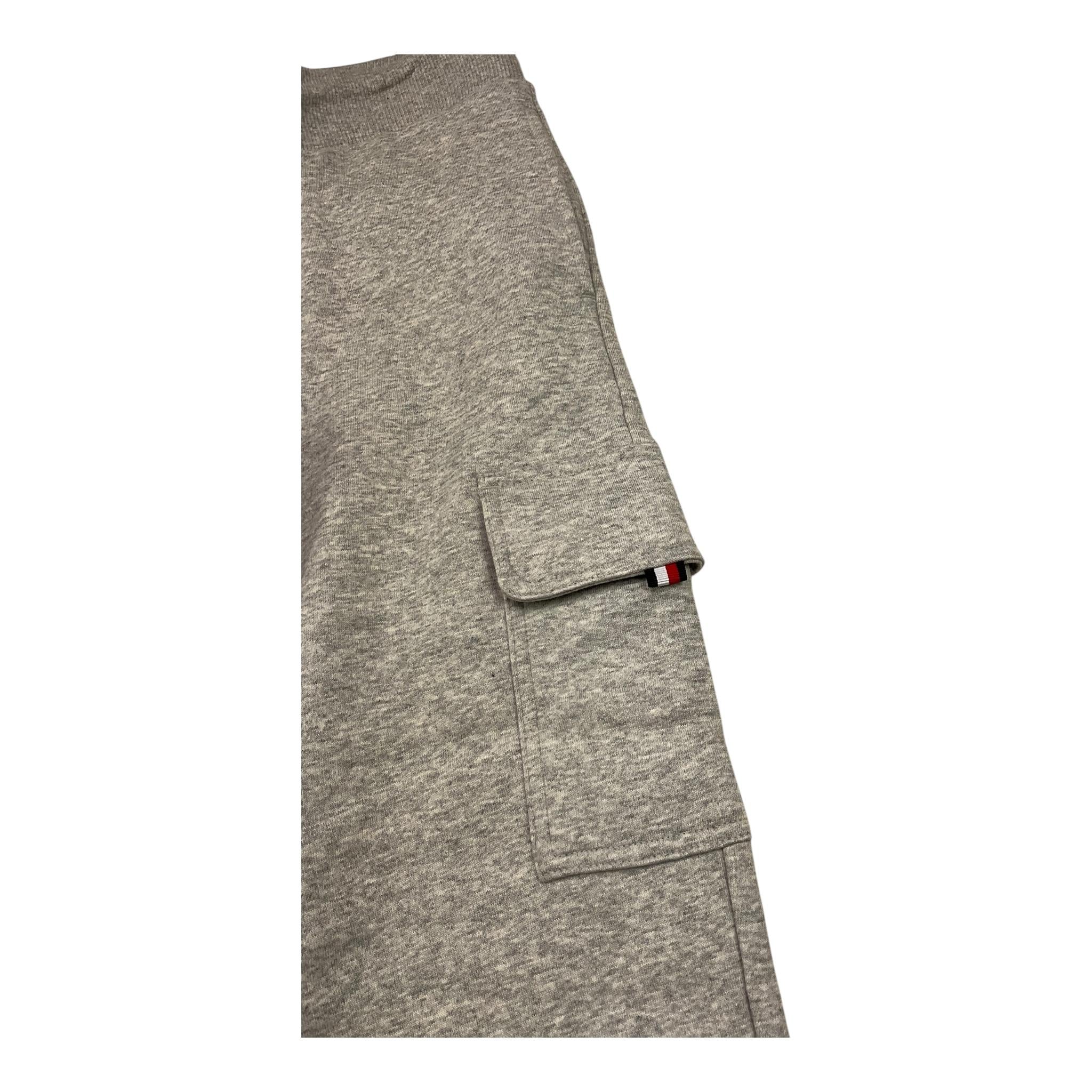TOMMY HILFIGER pantalone tuta tinta unita con tasconi Grigio per Bambino KB0KB09239 GRIGIO TOMMY HILFIGER