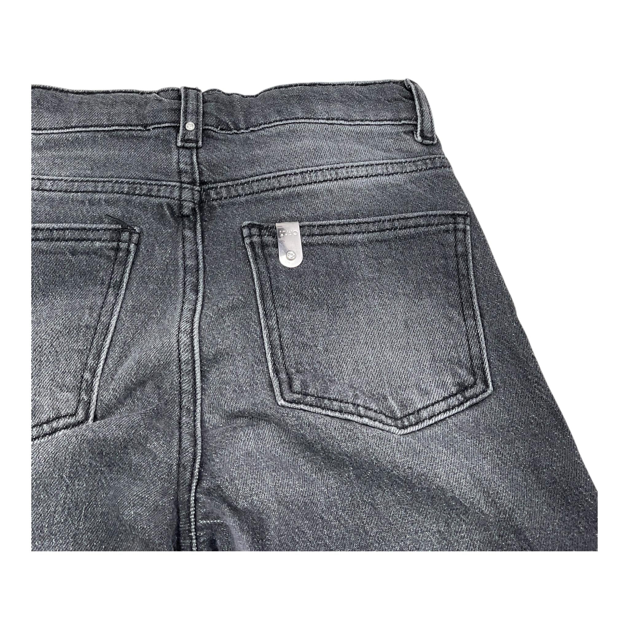 LIU JO jeans tinta unita modello palazzo Nero per Bambina GF4121XX NERO LIU JO