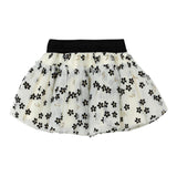 LIU JO gonna tinta unita con tulle e ricami fiori Panna per Neonata HF4067 PANNA LIU JO