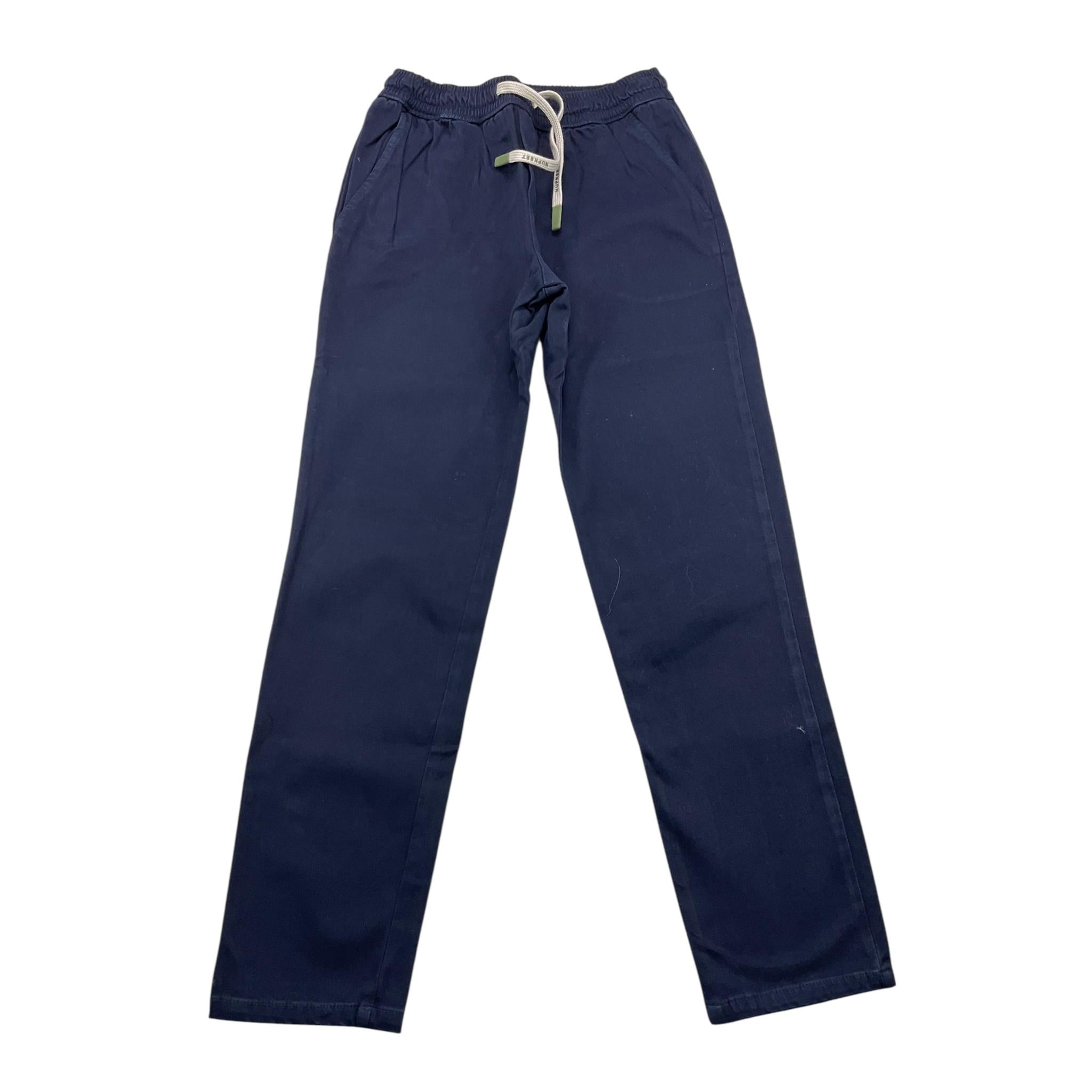 NUPKEET pantalone tinta unita cn elastico in vita Blu per Neonato 24NK295N BLU NUPKEET