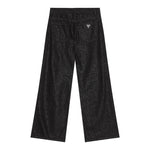 GUESS pantalone tinta unita modello palazzo Nero per Bambina K4BA06D5D90 NERO GUESS