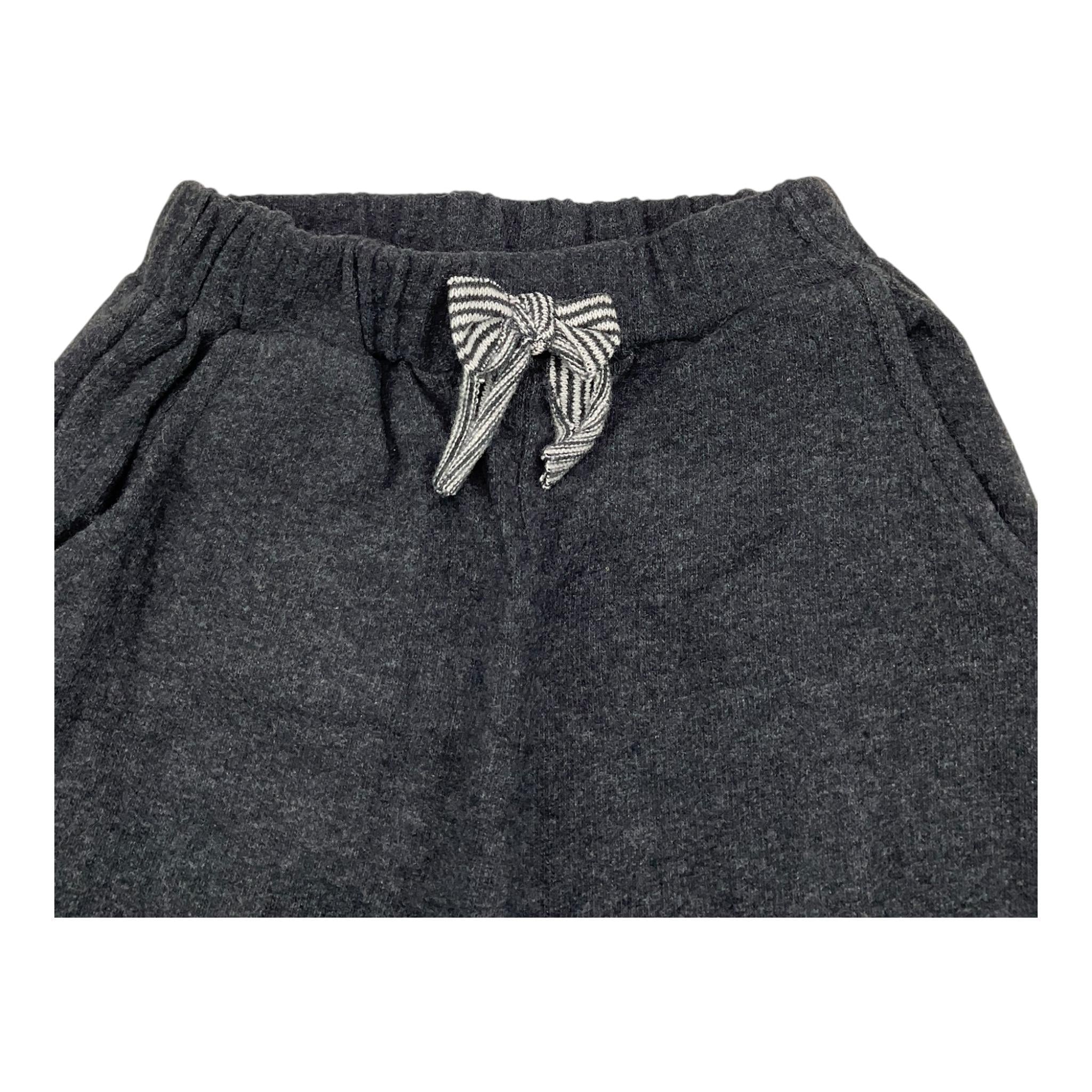 LALALU' pantalone tinta unita cn elastico in vita Nero per Neonata PML70NBN NERO LALALU'