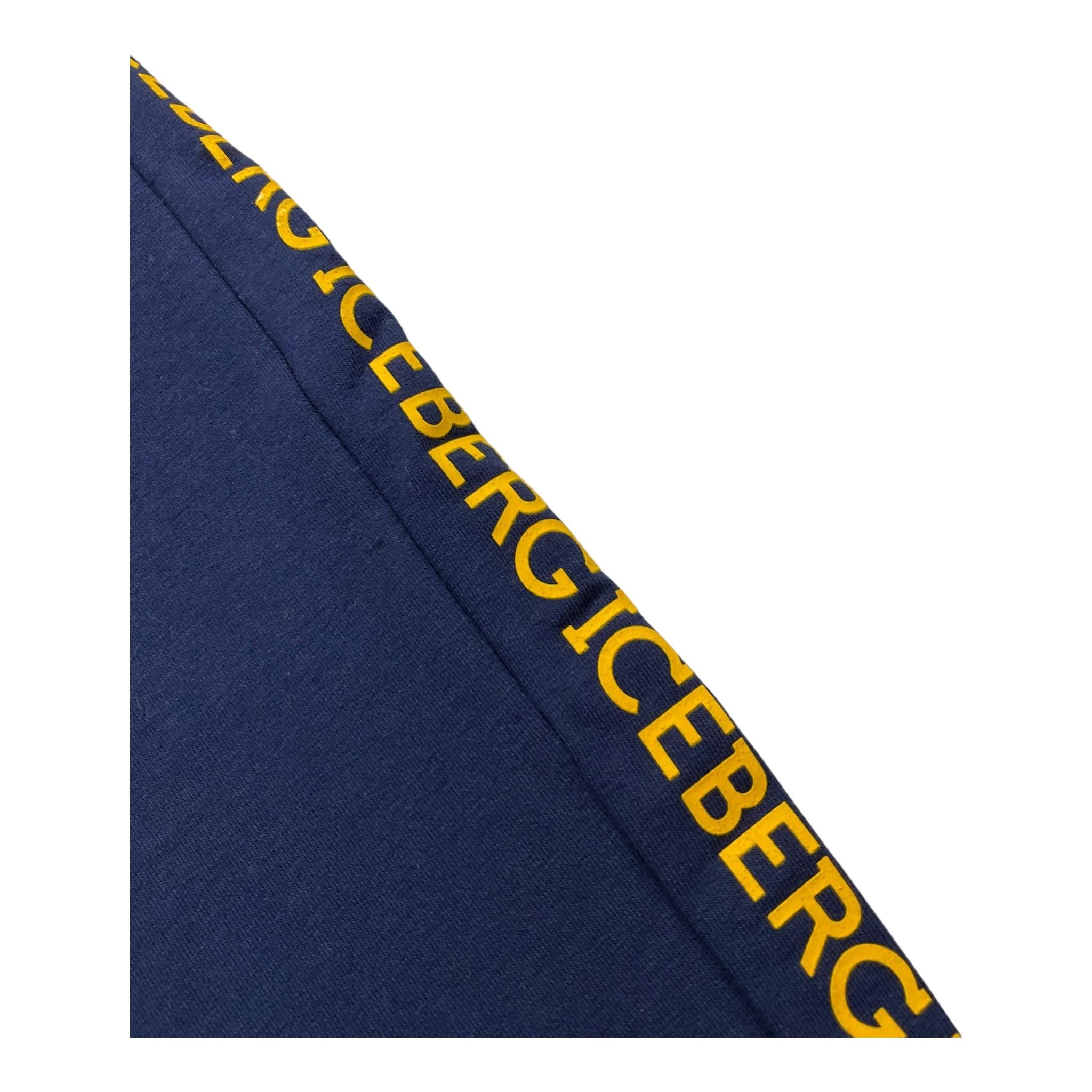 ICEBERG completo 2pz bicolore felpa-pantalone Giallo/blu per Neonato CFICE5303NB GIALLO/BLU ICEBERG