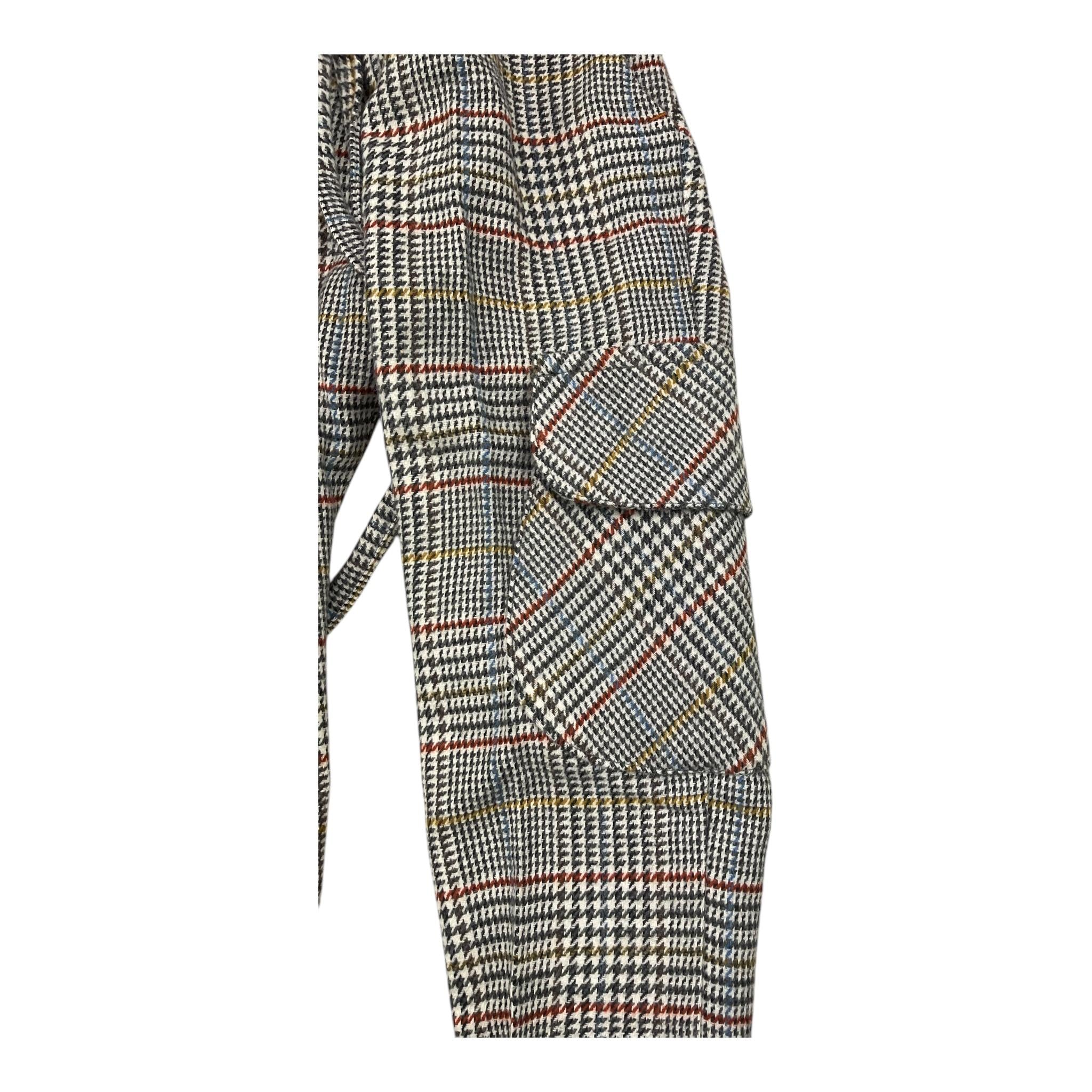 EMANUEL PRIS pantalone tinta unita con microfantasia e elastico in vita Bianco per Bambino EPT621B BIANCO EMANUEL PRIS
