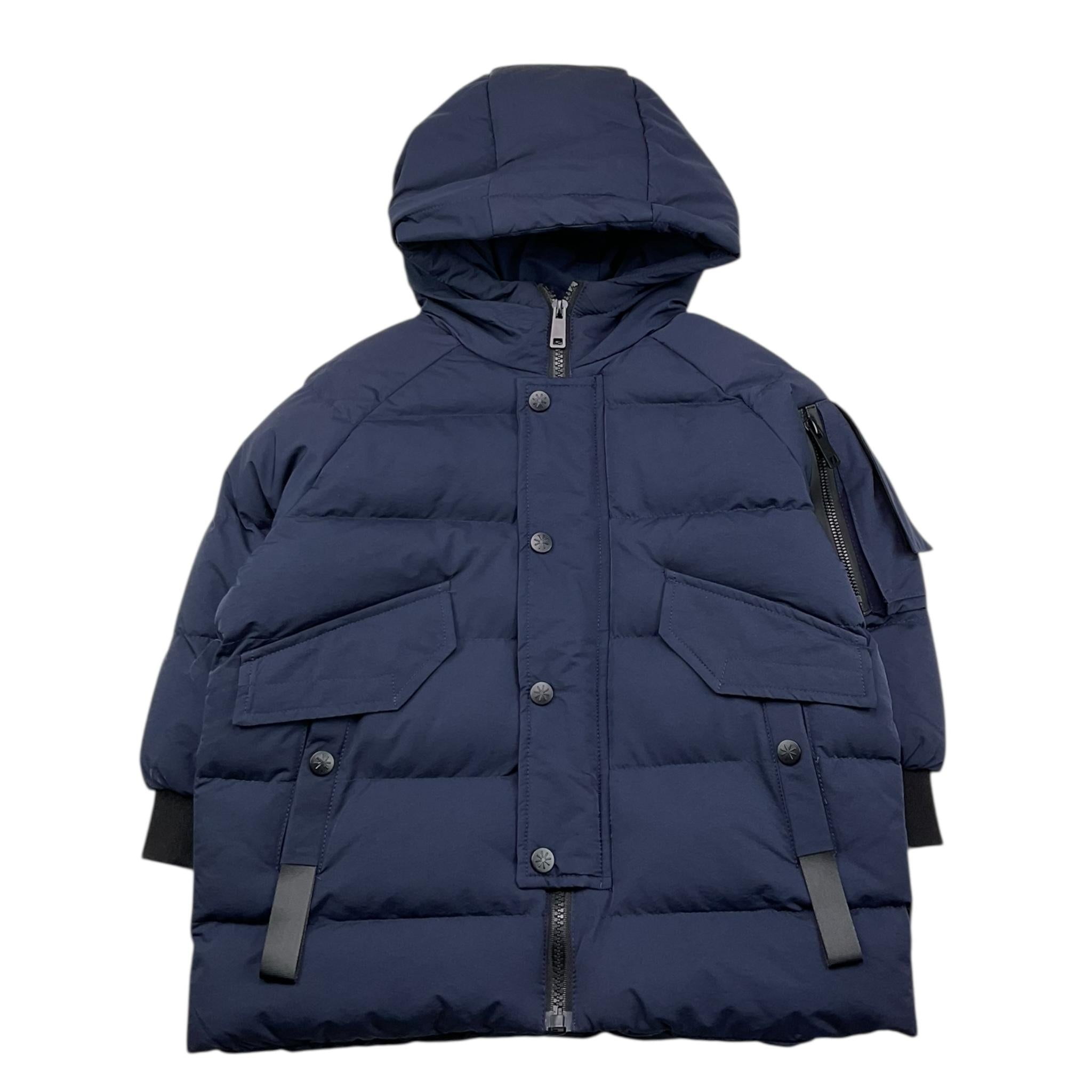 MANUEL RITZ giubbino tinta unita con cappuccio Blu per Bambino MR1976 BLU MANUEL RITZ
