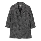 TWINSET cappotto tinta unita con logo Nero per Bambina 242GJ2241 NERO TWINSET