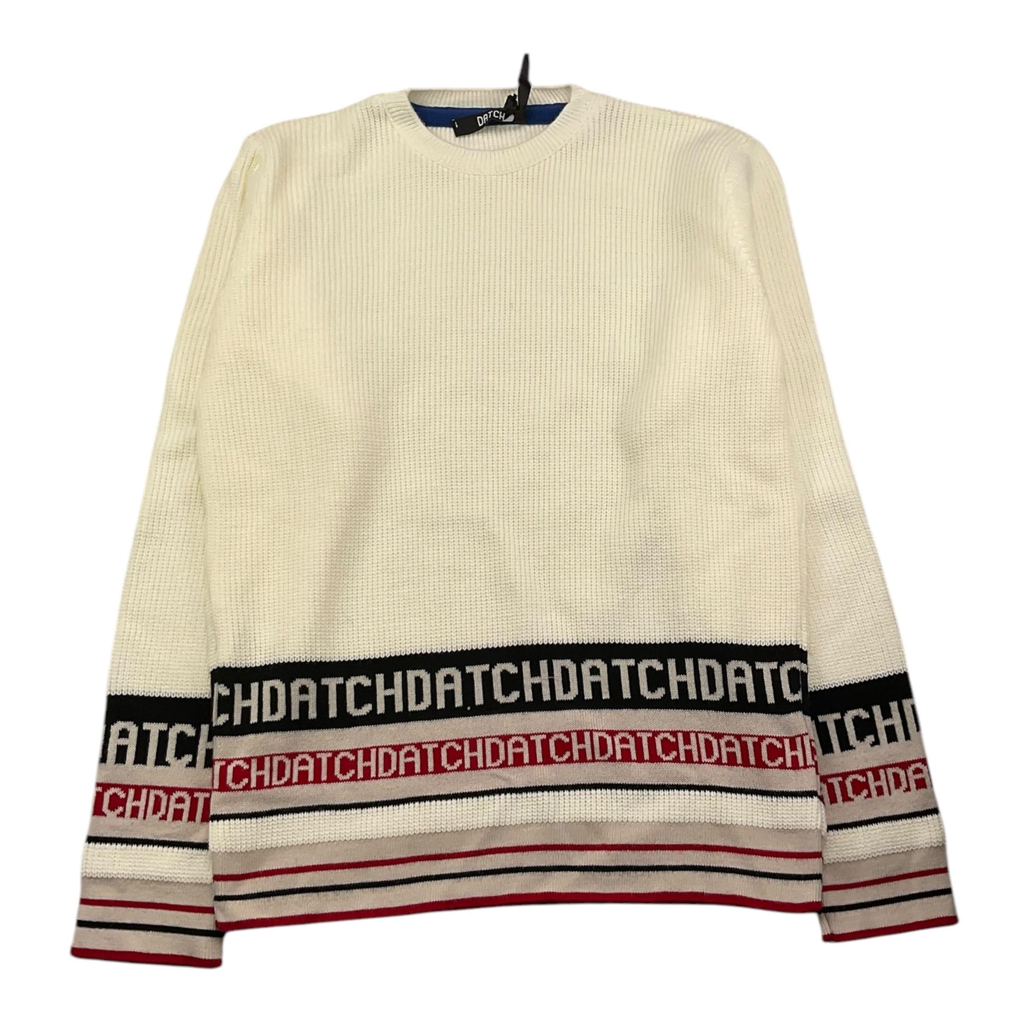 DATCH maglia girocollo con stampe in contrasto Panna per Bambino DTH1203 PANNA DATCH
