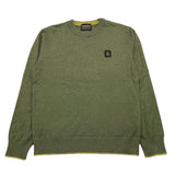 REFRIGIWEAR maglia girocollo tinta unita con logo Verde per Bambino RW747 VERDE REFRIGIWEAR