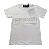 STAY STREET t-shirt girocollo tinta unita con stampa Bianco per Neonato TB3005N BIANCO STAY STREET