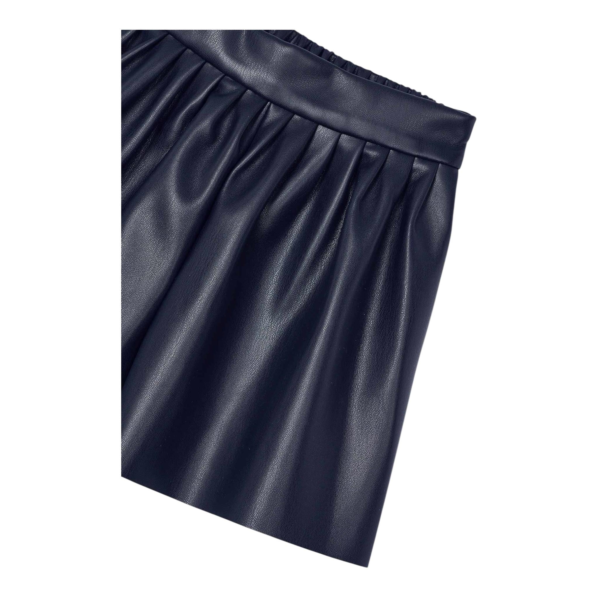 MAYORAL short tinta unita in ecopelle Blu per Neonata 4907X BLU MAYORAL