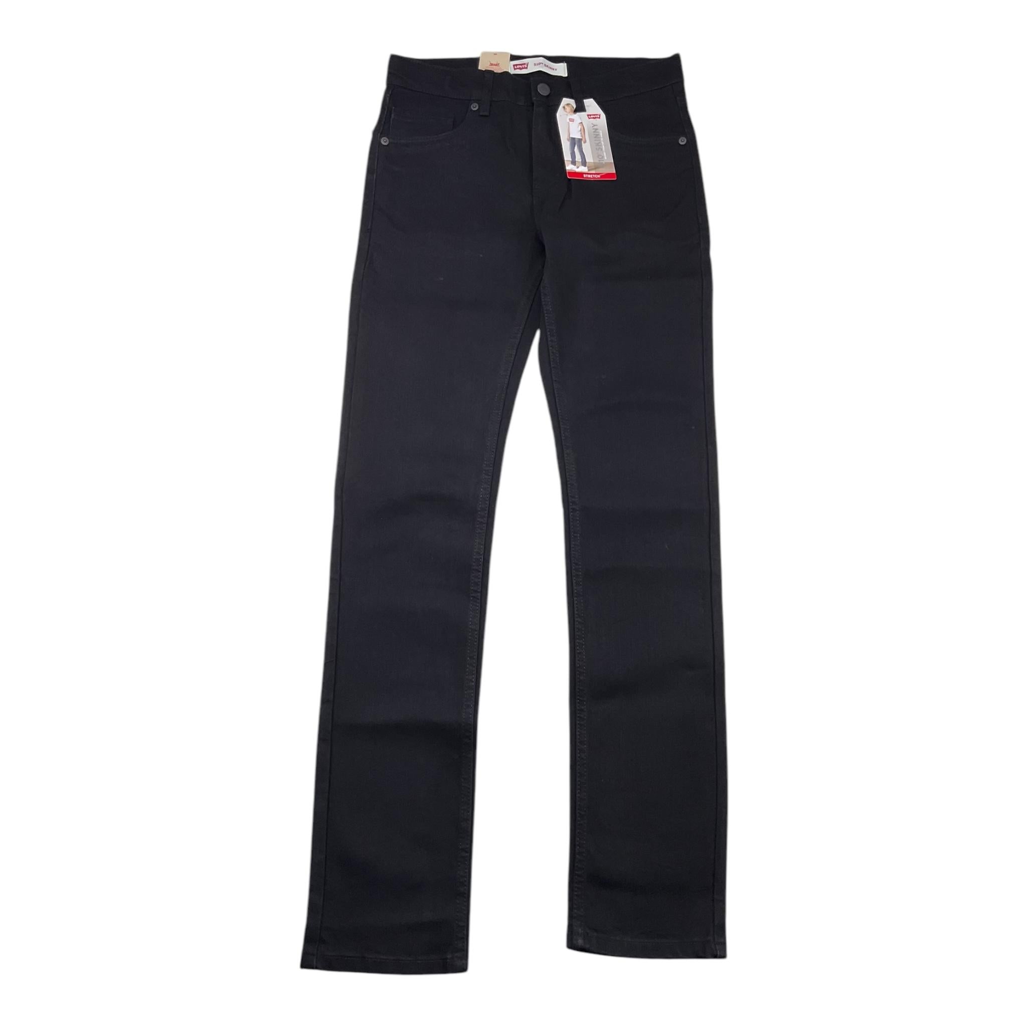 LEVIS jeans tinta unita con girovita regolabile Nero per Bambino 9E2008 NERO LEVIS
