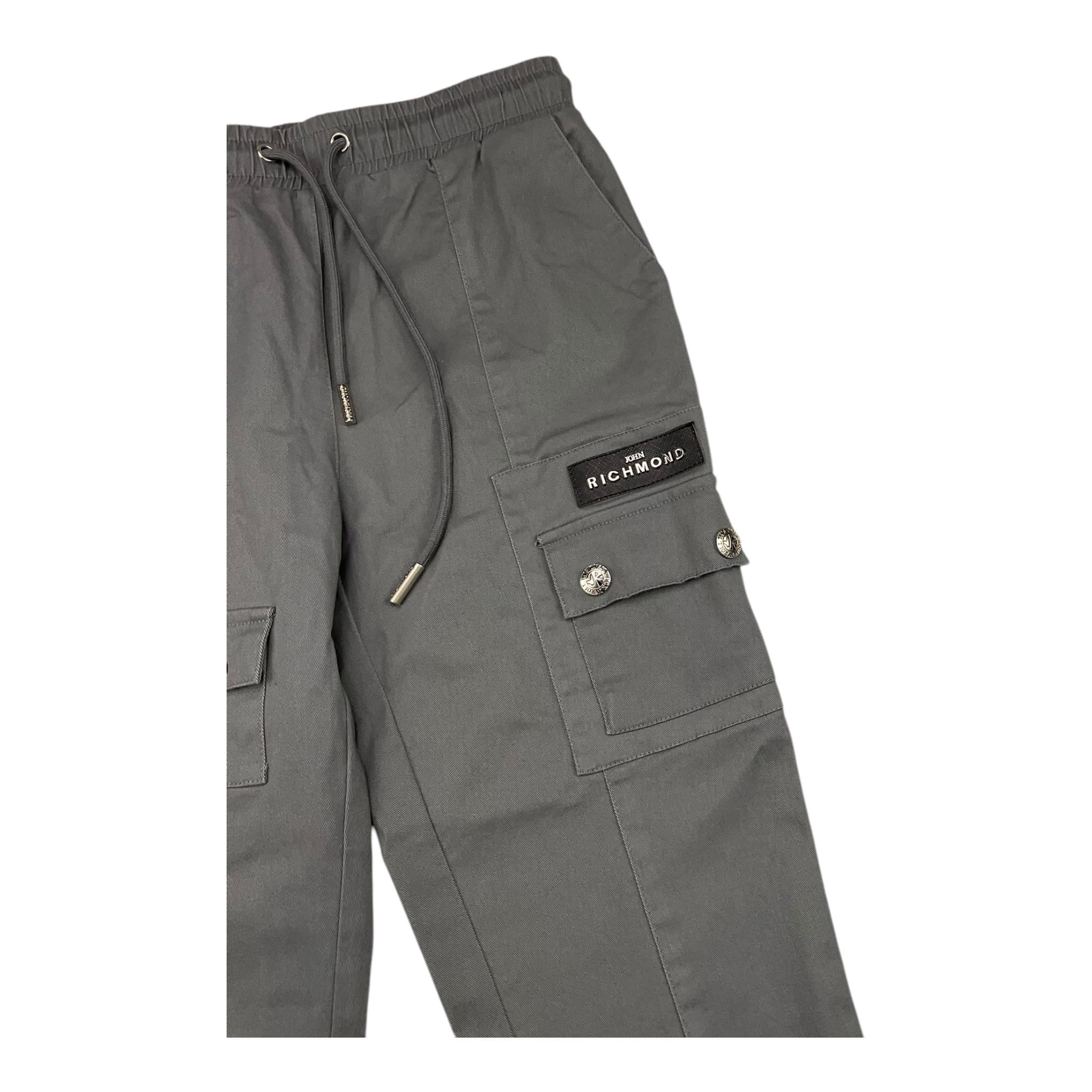 JOHN RICHMOND pantalone tinta unita cn elastico in vita Grigio per Bambino RBA25148PA GRIGIO JOHN RICHMOND