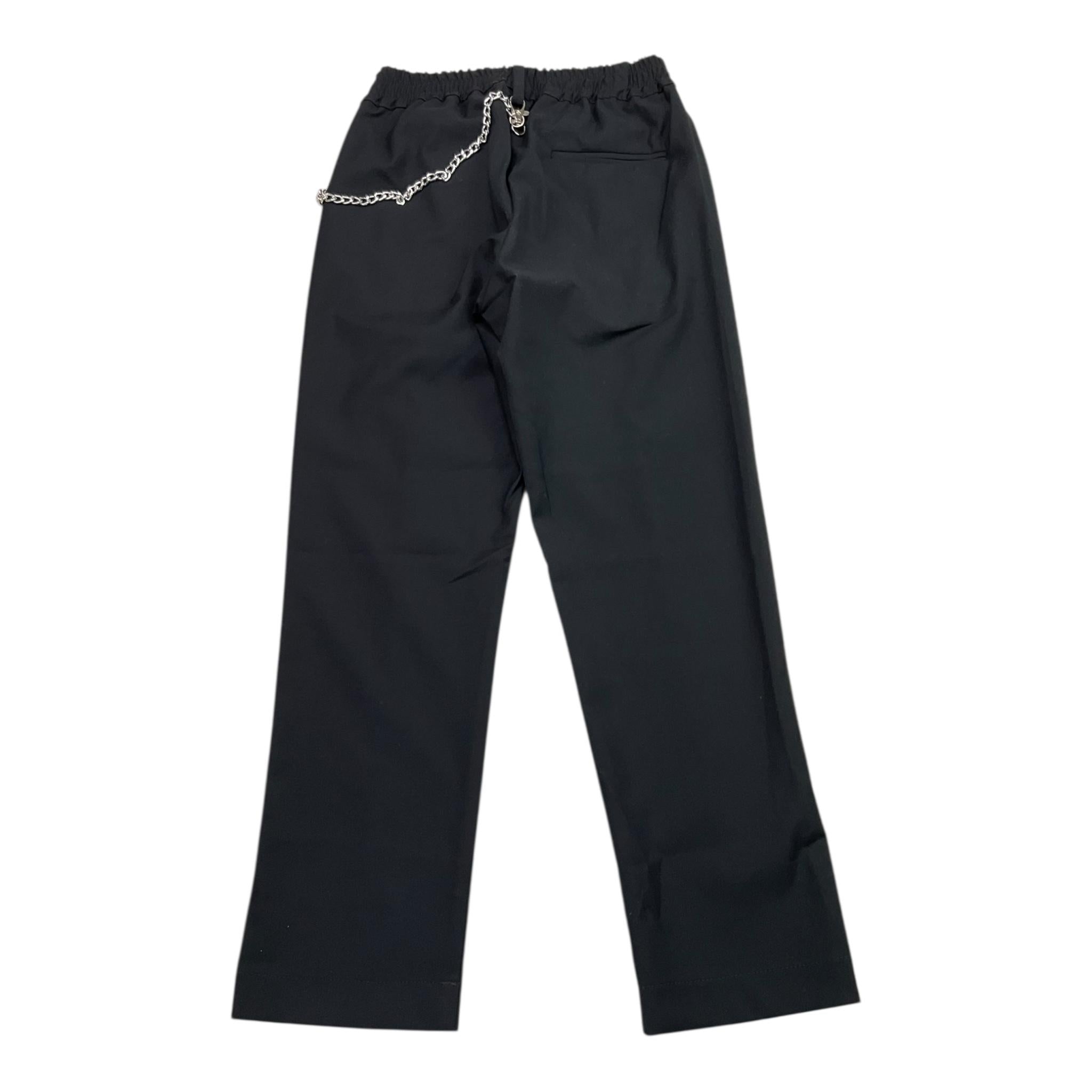 DANIELE ALESSANDRINI pantalone tinta unita con elastico in vita Nero per Bambino 1231P00068X NERO DANIELE ALESSANDRINI