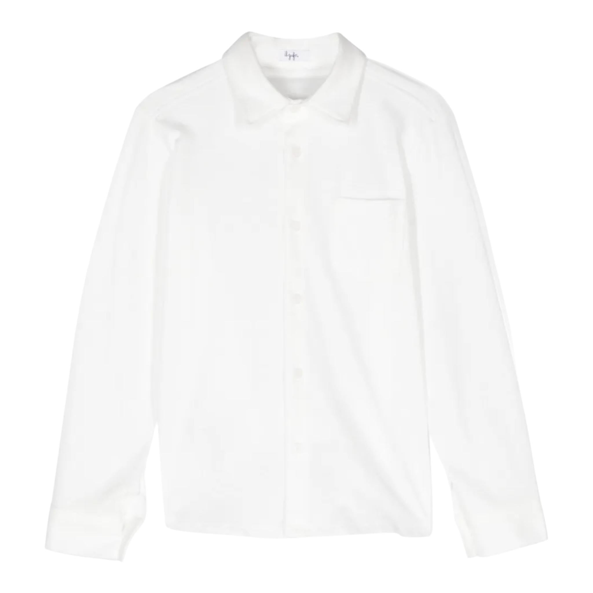 IL GUFO camicia tinta unita con taschino Bianco per Neonato COACL049MF002 BIANCO IL GUFO