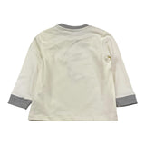 LE BEBE' shirt girocollo tinta unita con stampa Bianco per Neonato LBB5165 BIANCO LE BEBE'
