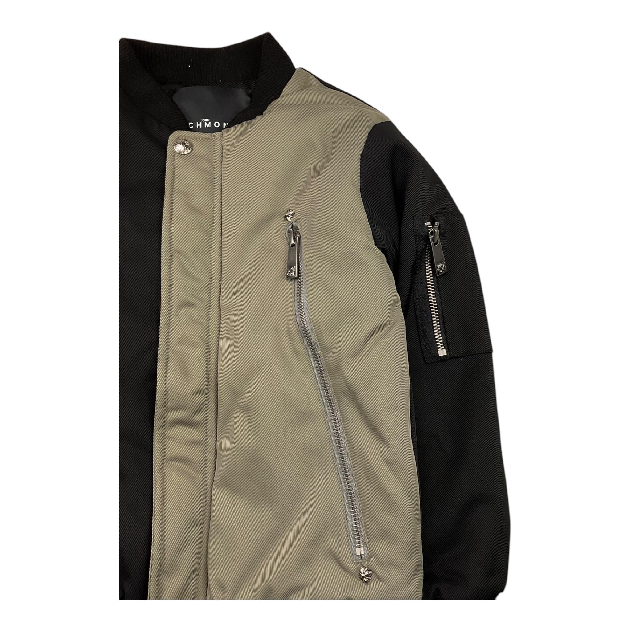 JOHN RICHMOND giubbino bicolore con bottoni Verde/nero per Bambino RBA25093GB VERDE/NERO JOHN RICHMOND