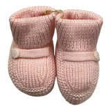 LITTLE BEAR babbucce tinta unita Rosa per Neonata 7141 ROSA LITTLE BEAR