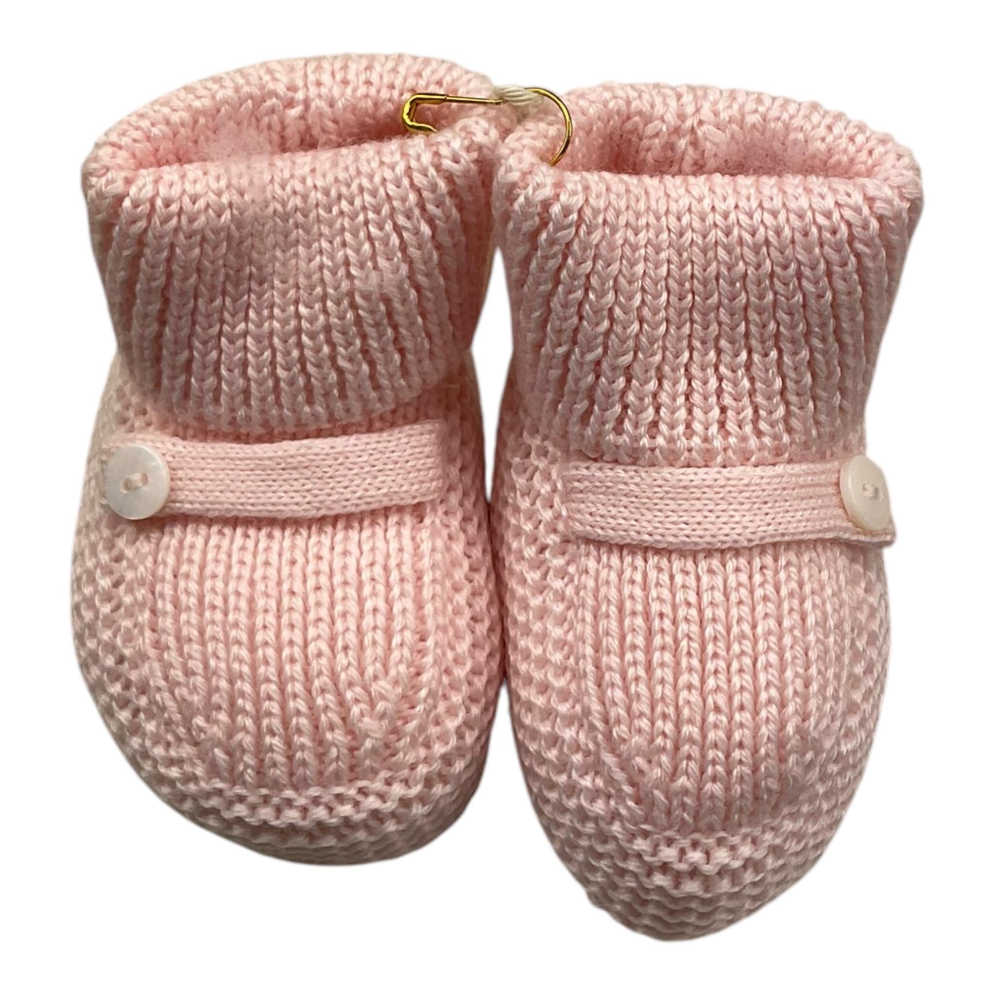 LITTLE BEAR babbucce tinta unita Rosa per Neonata 7141 ROSA LITTLE BEAR
