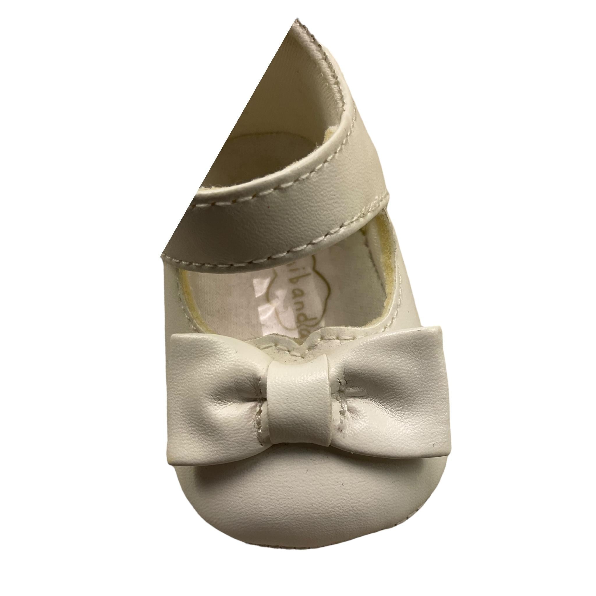 MINI BANDA ballerine tinta unita con fiocco Panna per Neonata 3A365 PANNA MINI BANDA