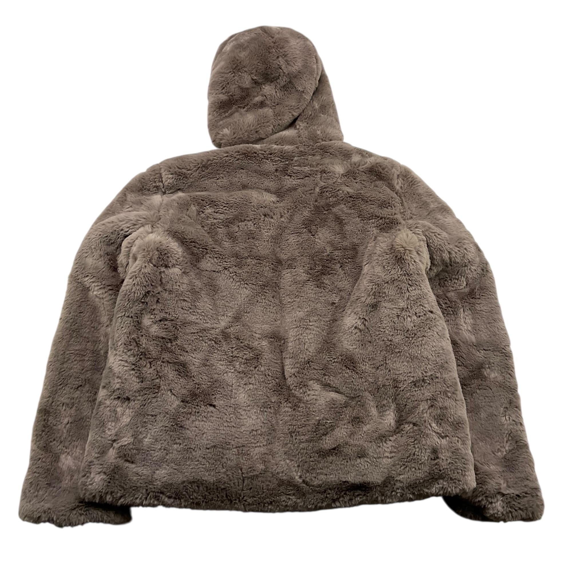 SUNS giubbino tinta unita reversibile in pelliccia Beige per Bambina GBS5355DX BEIGE SUNS