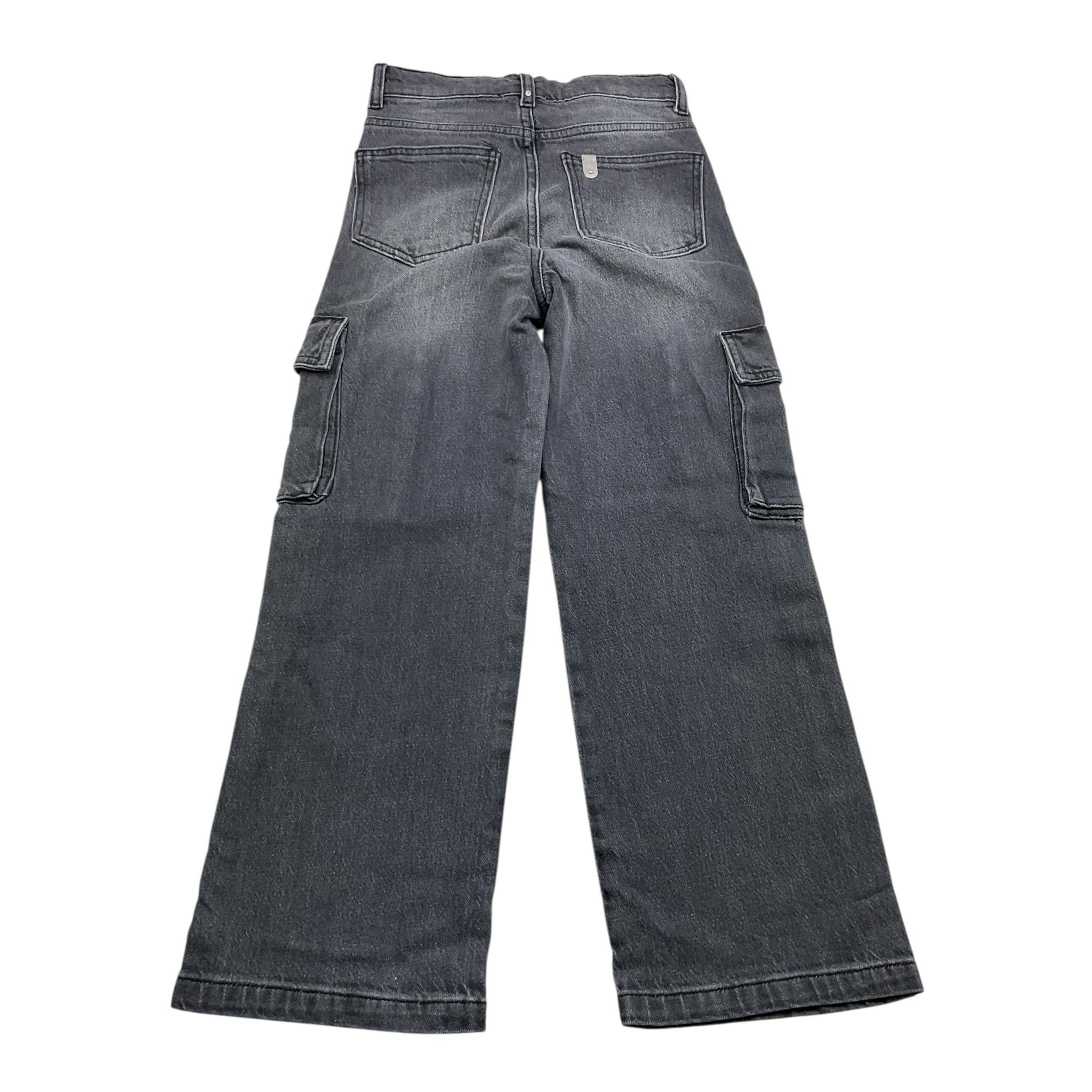 LIU JO jeans tinta unita modello palazzo Nero per Bambina GF4121XX NERO LIU JO