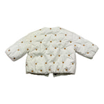 MOSCHINO giubbino tinta unita con stampa Bianco per Neonata MUS02Z BIANCO MOSCHINO