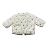 MOSCHINO giubbino tinta unita con stampa Bianco per Neonata MUS02Z BIANCO MOSCHINO
