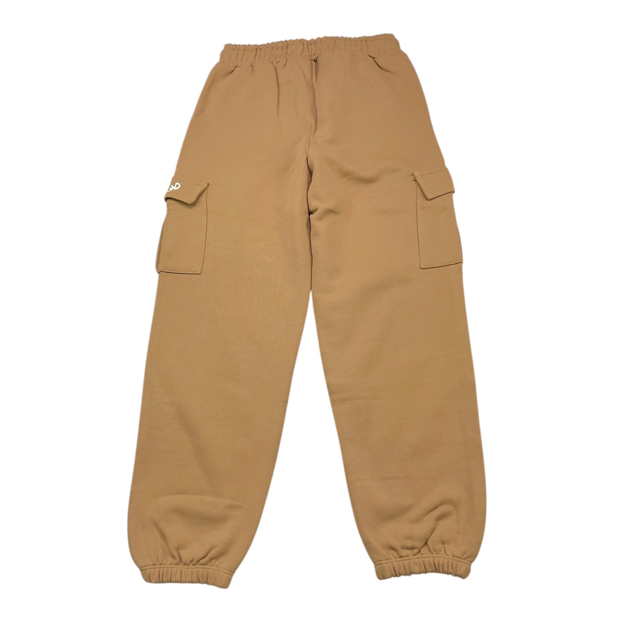 DISCLAIMER pantalone modello tuta tinta unita con stampa Cammello per Bambino 24IDK58228X CAMMELLO DISCLAIMER