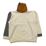 EMANUEL PRIS maglia tricolore collo alto Multicolor per Neonato EMG7078NN MULTICOLOR EMANUEL PRIS