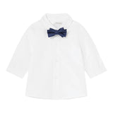 MAYORAL camicia tinta unita con papillons Bianco/blu per Neonato 2180X BIANCO/BLU MAYORAL