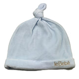 LE BEBE' cappello tinta unita in ciniglia Azzurro per Neonato LBB5060 AZZURRO LE BEBE'