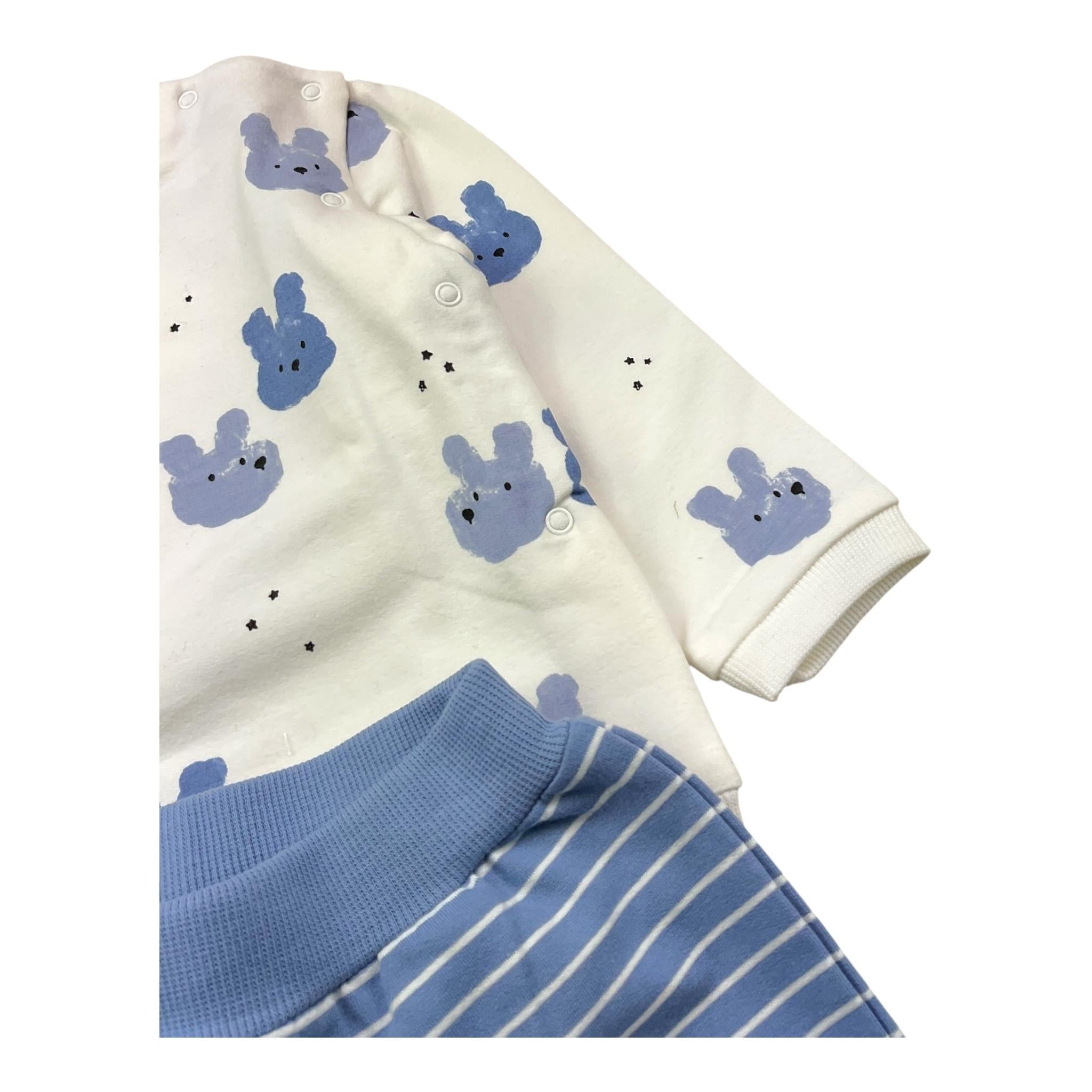 MAYORAL completo 2pz felpa-pantalone tinta unita Bianco per Neonato 2509 BIANCO MAYORAL