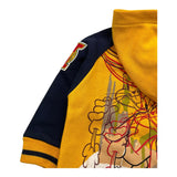 ICEBERG felpa chiusa con cappuccio tinta unita con maniche in contrast Giallo per Neonato MFICE5311BX GIALLO ICEBERG