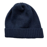 BABY LORD cappello tinta unita con pon pon Blu per Neonato 605 BLU BABY LORD