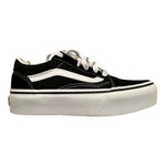 VANS sneakers tinta unita con lacci Nero per Bambino VN000VHE6BT1 NERO VANS