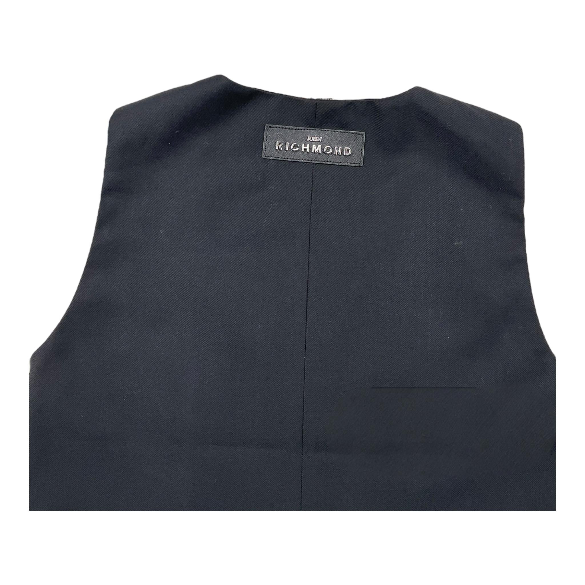 JOHN RICHMOND gilet tinta unita Nero per Bambino RBA25031GT NERO JOHN RICHMOND