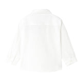 MAYORAL camicia tinta unita con papillons Bianco per Neonato 2180X BIANCO MAYORAL