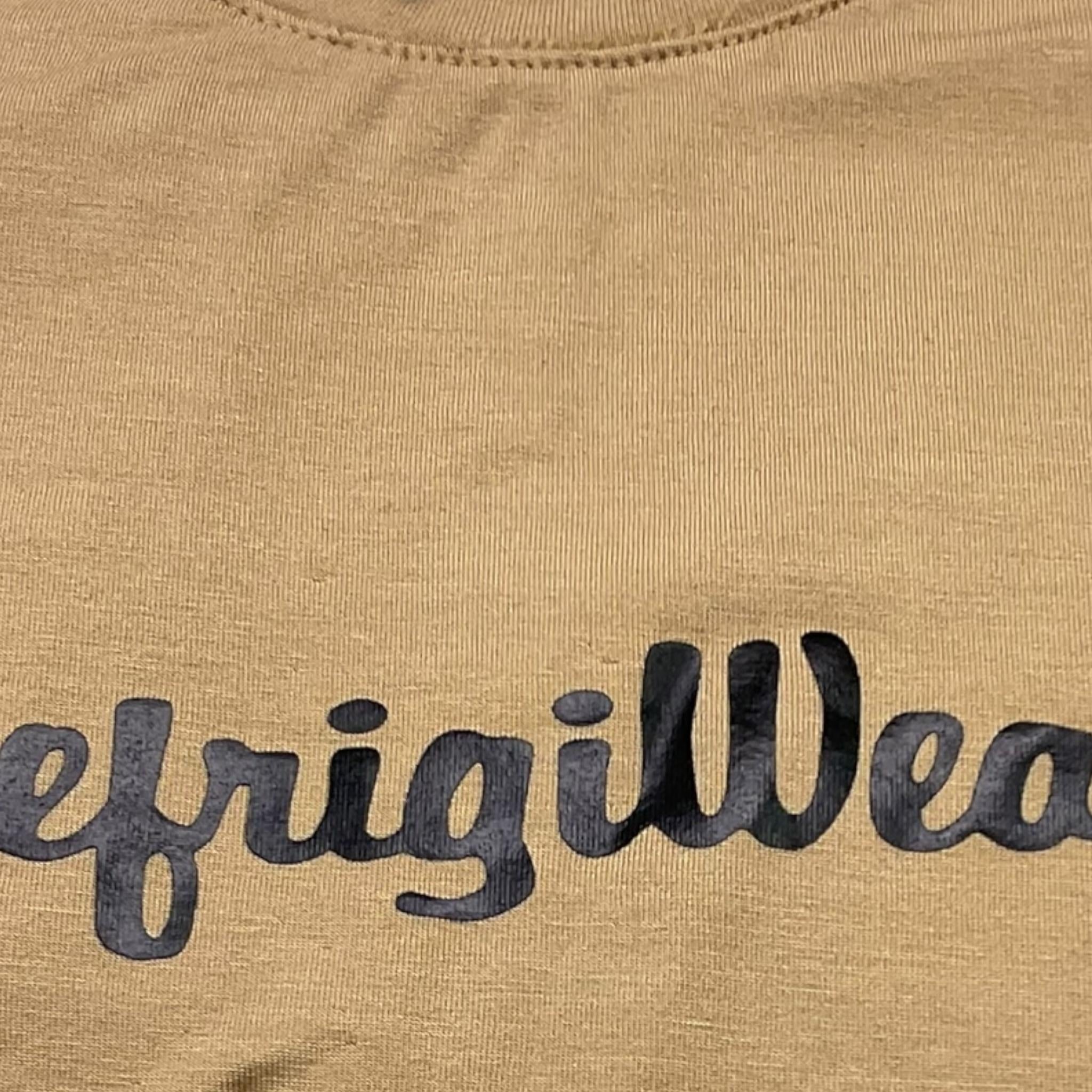 REFRIGIWEAR shirt girocollo tinta unita cn logo Beige per Bambino RW358S BEIGE REFRIGIWEAR