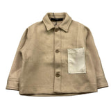 I'M BRIAN camicia manica lunga tinta unita con taschino Beige per Neonato CA3101J BEIGE I'M BRIAN