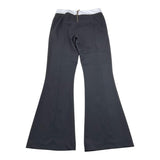BALMAIN pantalone modello a zampa tinta unita Nero per Bambina 6R6F20 NERO BALMAIN