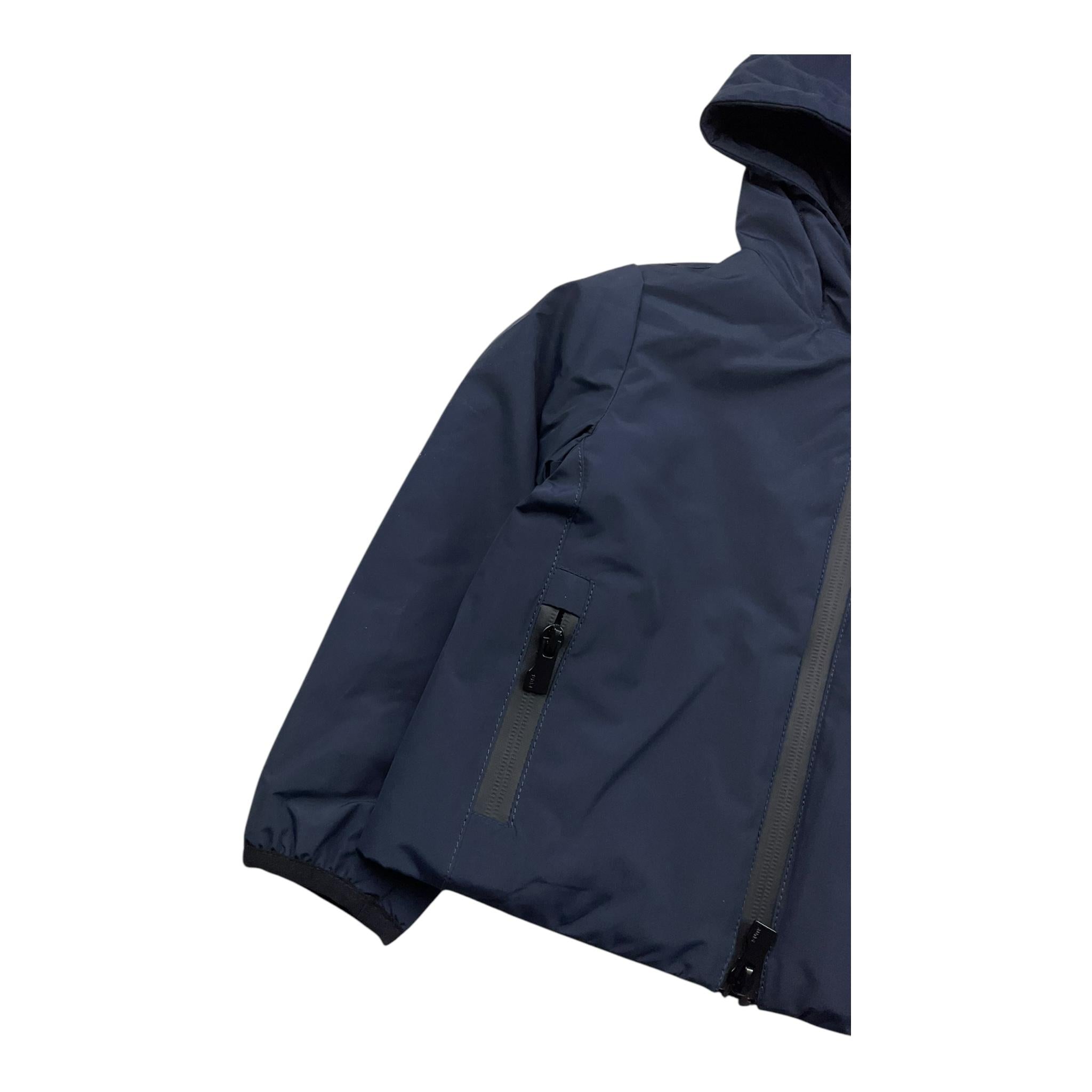 SUNS giubbino tinta unita con cappuccio Blu per Neonato GBS5338UB BLU SUNS
