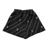 ELISABETTA FRANCHI short tinta unita con stampa logo Nero per Neonata EGBE020 NERO ELISABETTA FRANCHI