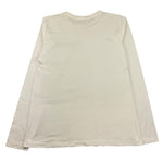 JANICE shirt girocollo tinta unita con stampa brillantinata Panna per Bambina JN578R PANNA JANICE