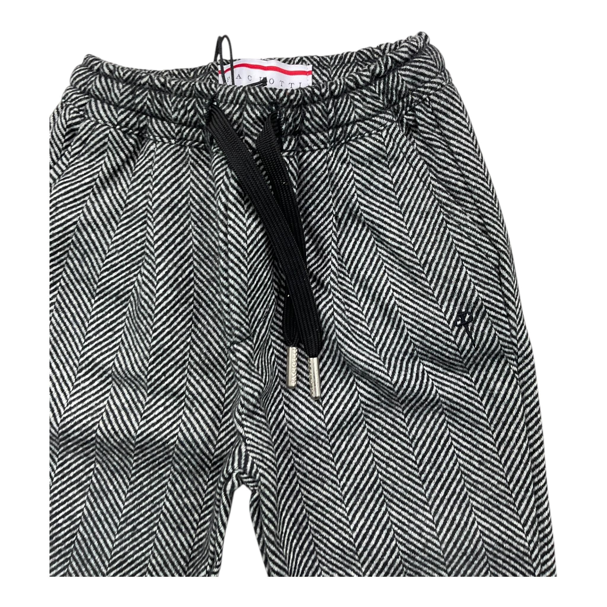 CESARE PACIOTTI pantalone tinta unita con microfantasia Bianco per Neonato PTP5358B BIANCO CESARE PACIOTTI