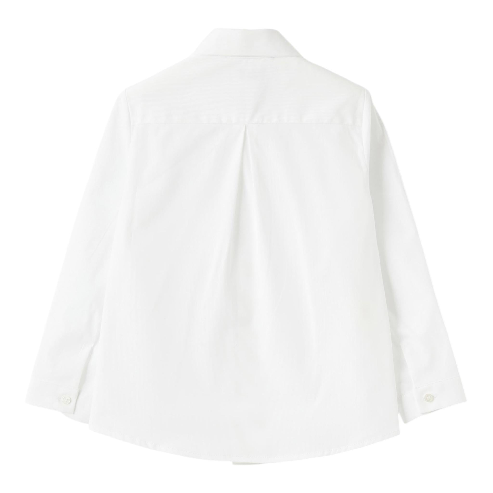 IL GUFO camicia manica lunga tinta unita Bianco per Bambino A24CL250C0061 BIANCO IL GUFO