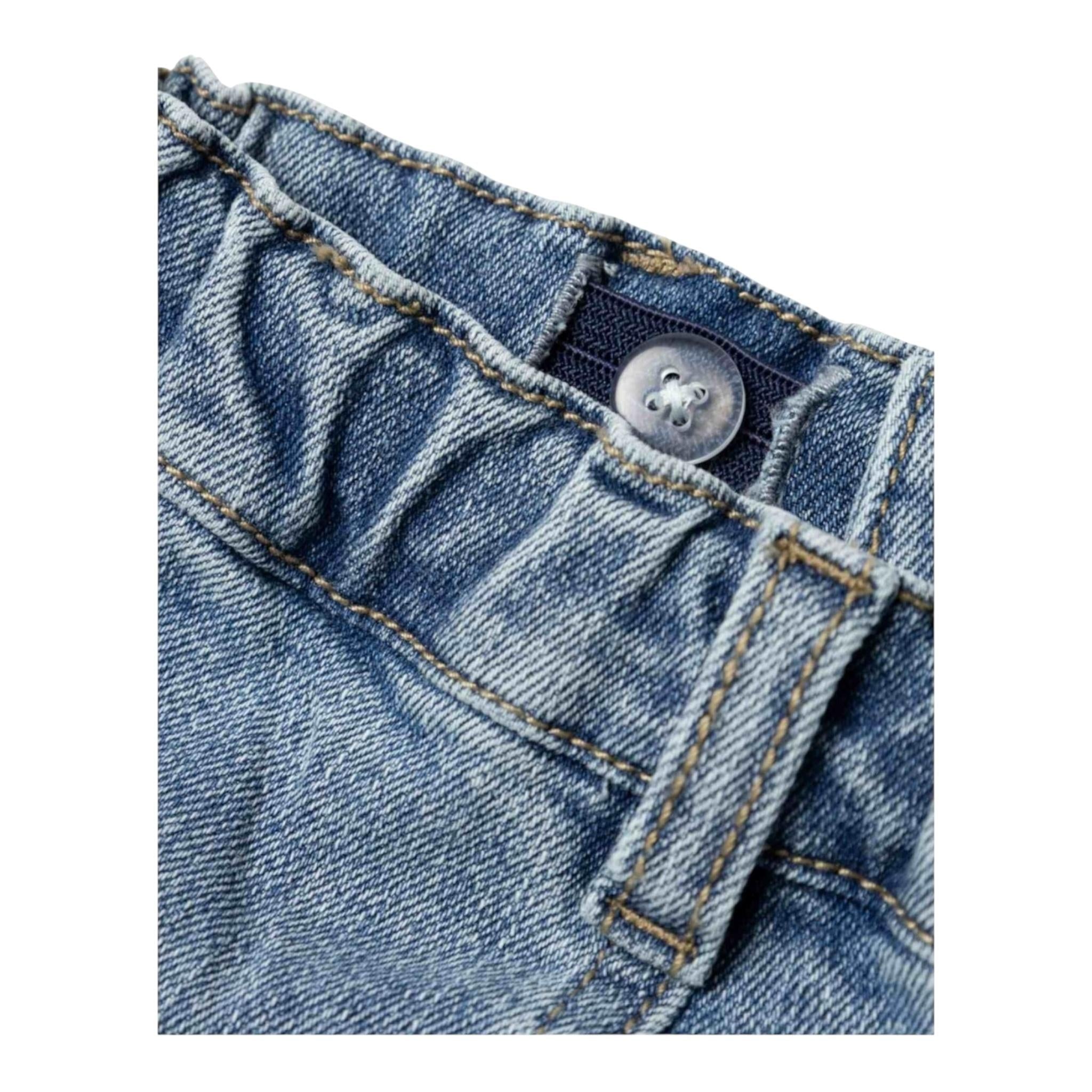 NAME.IT jeans tinta unita con elastico in vita Azzurro per Neonato 13230844 AZZURRO NAME.IT