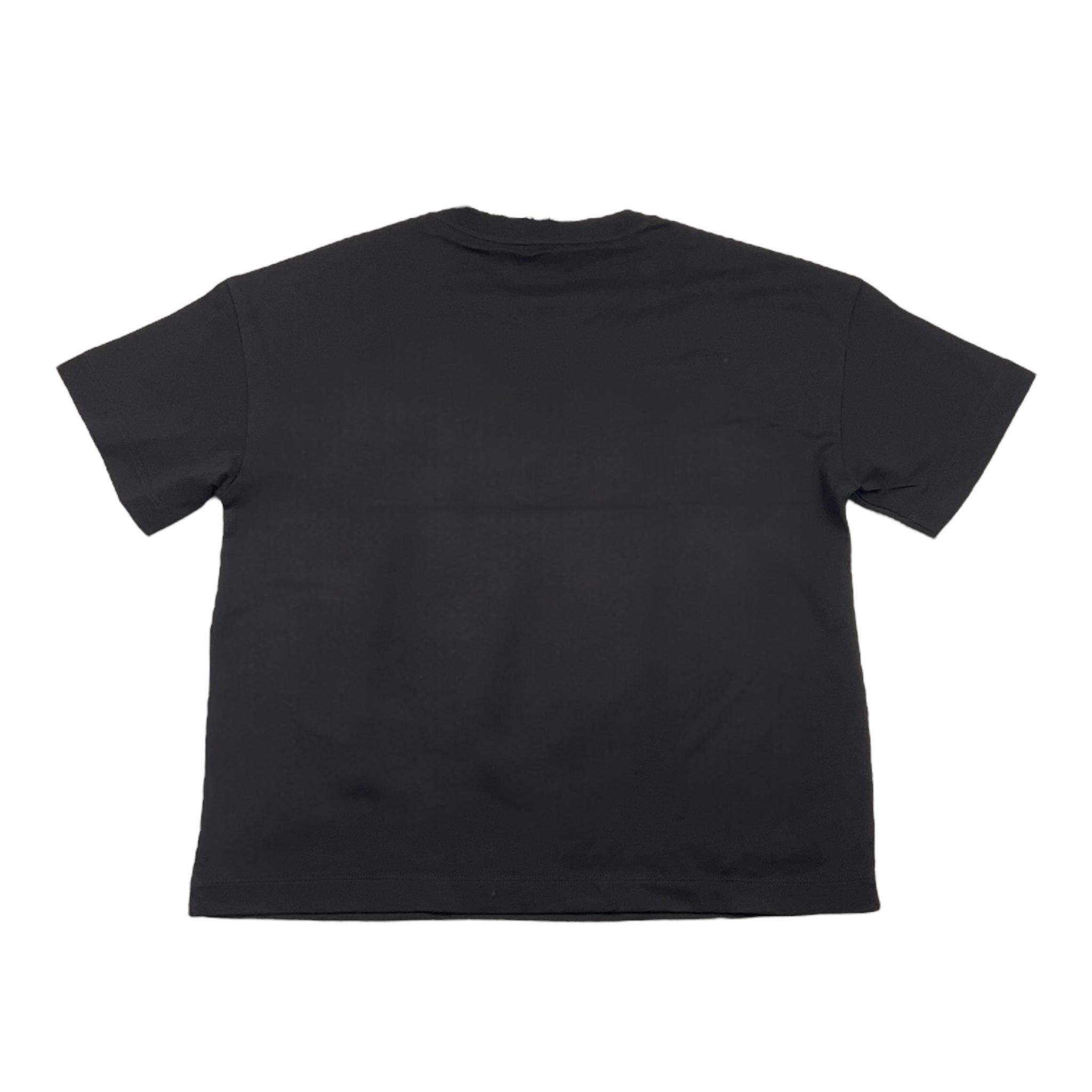 EMPORIO ARMANI t-shirt girocollo tinta unita con stampa Nero per Bambino 3DBT57 NERO EMPORIO ARMANI