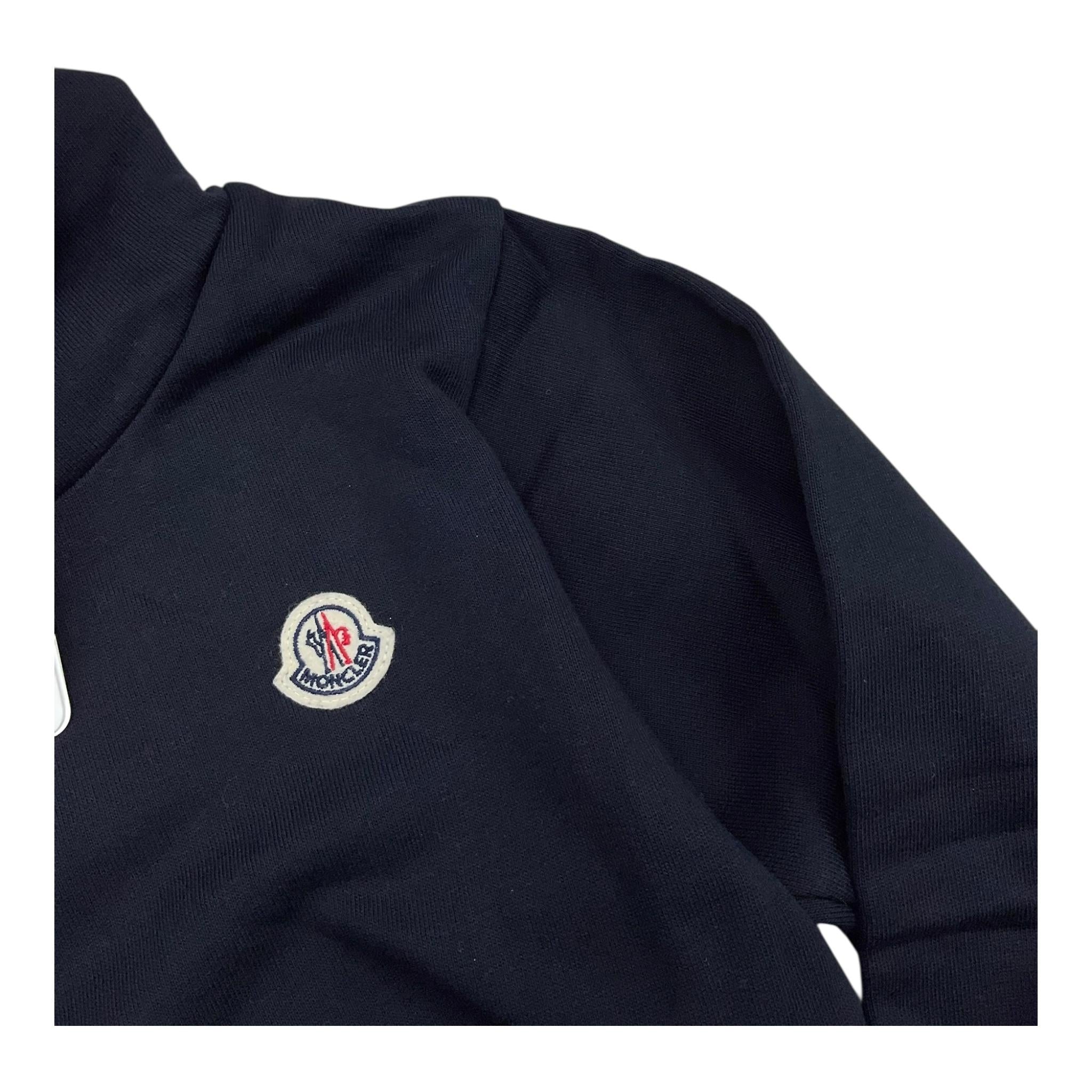 MONCLER completo 2 pezzi felpa-pantalone tinta unita Blu per Bambino 9548M00008 BLU MONCLER