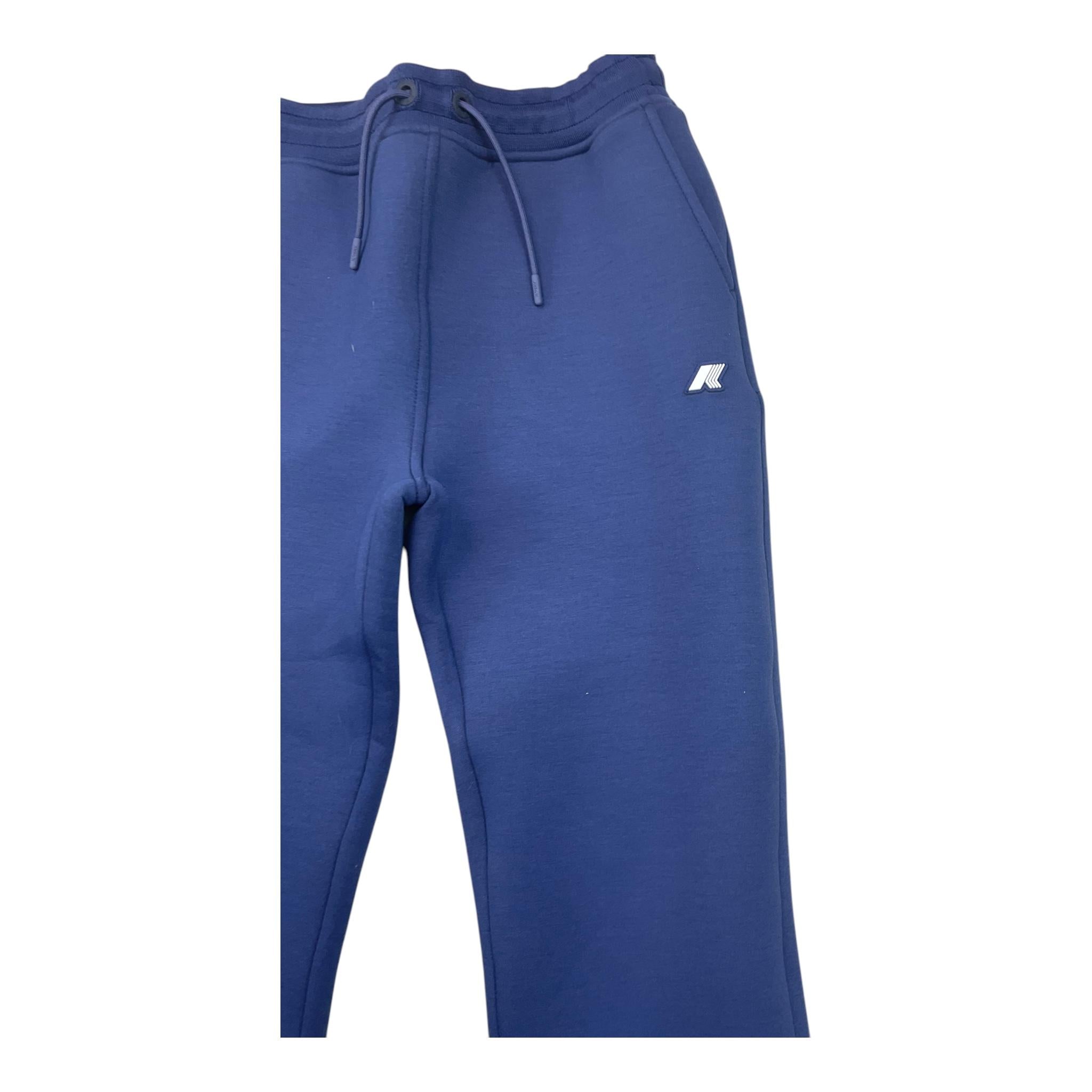 K-WAY pantalone tuta tinta unita con elastico in vita Blu per Bambino L21428W BLU K-WAY