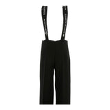 ELISABETTA FRANCHI salopette tinta unita con logo Nero per Bambina EFPA265XX NERO ELISABETTA FRANCHI